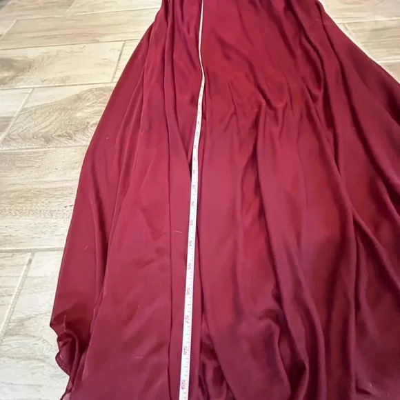 Allure Bridals Bridesmaids Dress in Wine - Picture 9 of 9